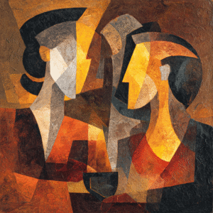 Ethereal Mythology: Minimalist Earth Tones with Expressionist Influence