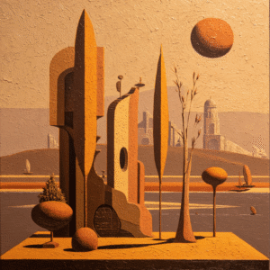 Mythic Echoes: Surreal Kitchen Dreamscape