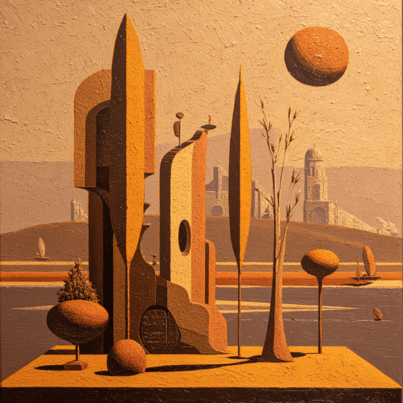 Mythic Echoes: Surreal Kitchen Dreamscape